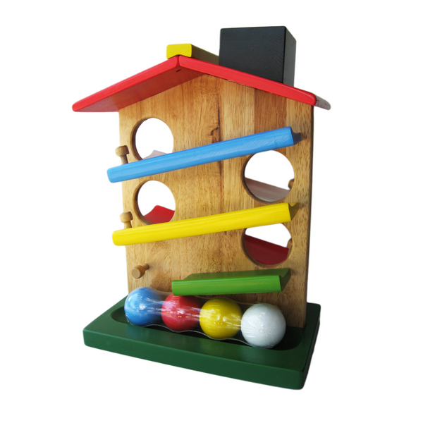 Ball Rolling House Wooden Educational Toys