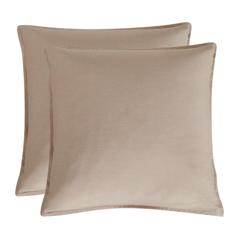 Bamboo Microfibre European Pillowcase X2 (One Pair) Linen Pillow Cases