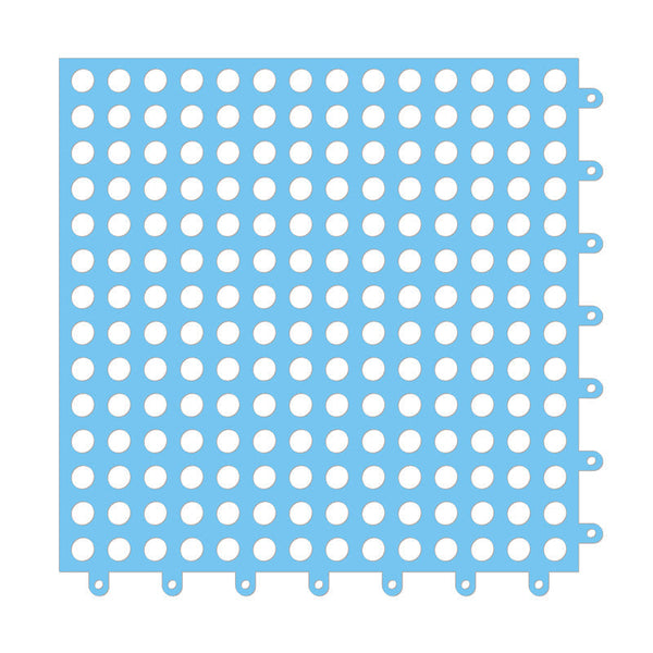 Splicing Mat Blue 30X30cm Non Slip Waterproof Foot Pad Set Of Two Door Mats & Floor Mats