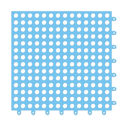 Splicing Mat Blue 30X30cm Non Slip Waterproof Foot Pad Set Of Four Door Mats & Floor Mats