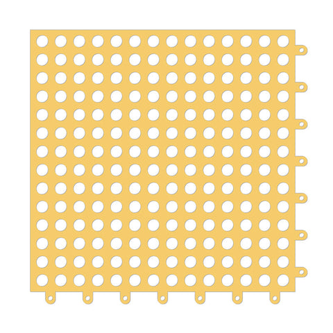 Splicing Mat Yellow 30X30cm Non Slip Waterproof Foot Pad For Versatile Use Door Mats & Floor Mats