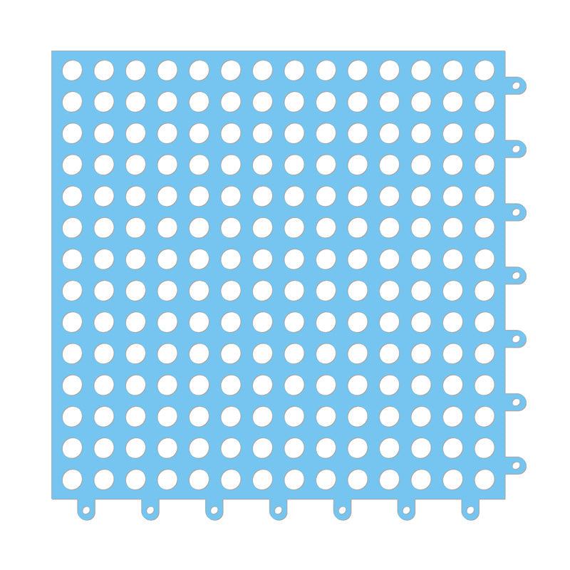 Splicing Mat Blue 30X30 Centimetre 8 Pieces Non Slip Waterproof Foot Pad Door Mats & Floor Mats