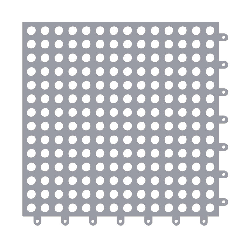 Splicing Mat Light Grey 30X30cm 6 Pieces Non Slip Waterproof Foot Pad Door Mats & Floor Mats
