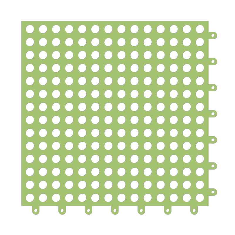 Splicing Mat Green 30X30cm Non Slip Waterproof Foot Pad Set Of Six Door Mats & Floor Mats