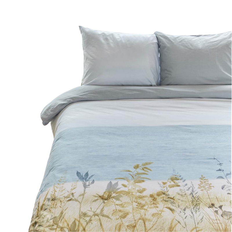 House Dunes Natural Cotton Quilt Cover Set Queen Queen Doonas