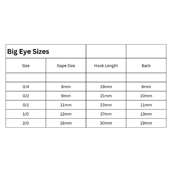 Swimerz Size 2 Big Eye Inline Lure Hooks 10 Pack Baits & Lures