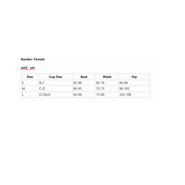 Bikini  Solid Color Strapless Women's Swimsuit Split Swimwear