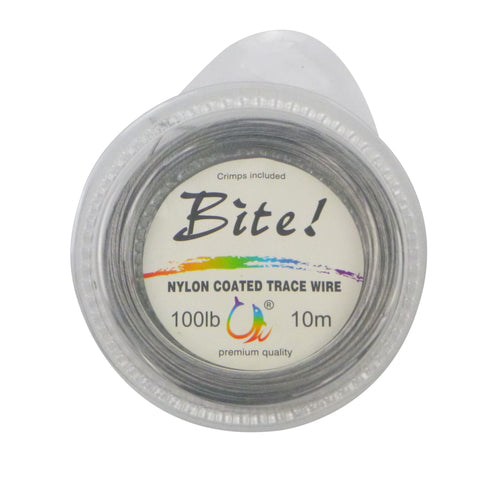 Swimerz Bite Coated Leader Wire 100Lb 10Mtr Fishing Lines & Leaders