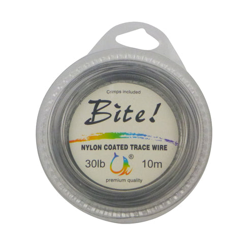Swimerz Bite Coated Leader Wire 30Lb 10Mtr Fishing Lines & Leaders