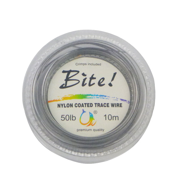 Swimerz Bite Coated Leader Wire 50Lb 10Mtr Fishing Lines & Leaders