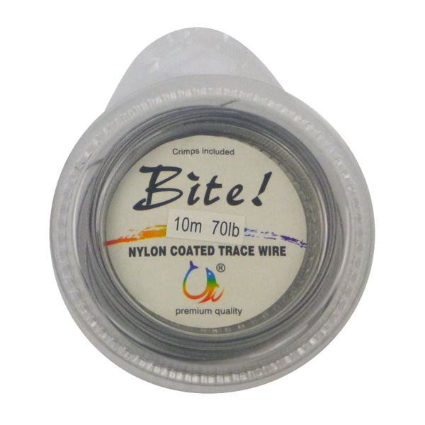 Swimerz Bite Coated Leader Wire 70Lb 10Mtr Fishing Lines & Leaders