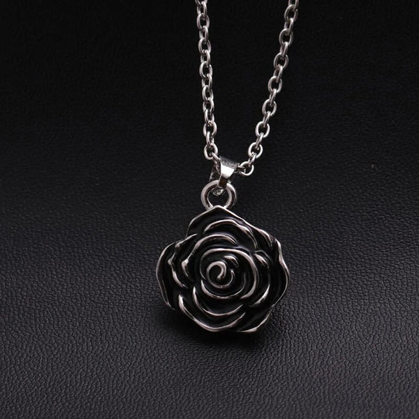 Veile Studios Black Rose Heart Cremation Urn Necklace For Ashes Memorial Pendant Jewelry Necklaces & Pendants