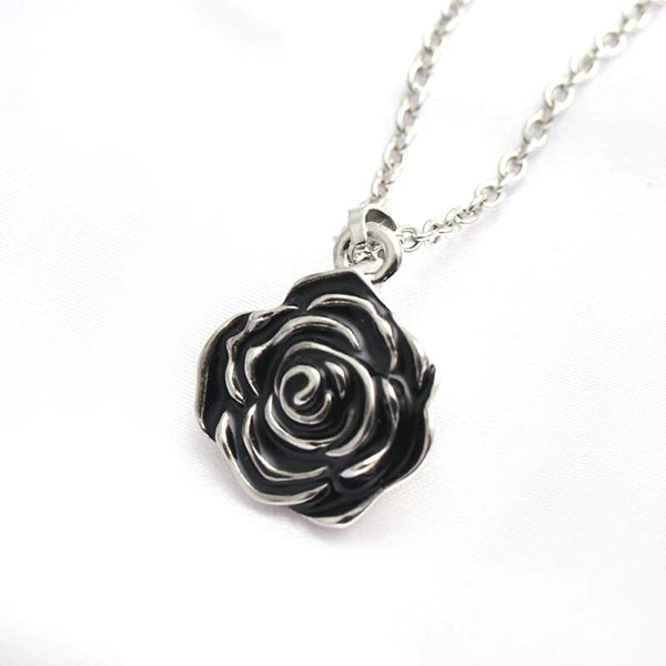 Veile Studios Black Rose Heart Cremation Urn Necklace For Ashes Memorial Pendant Jewelry Necklaces & Pendants