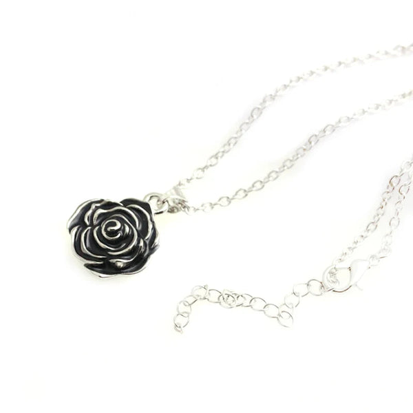 Veile Studios Black Rose Heart Cremation Urn Necklace For Ashes Memorial Pendant Jewelry Necklaces & Pendants