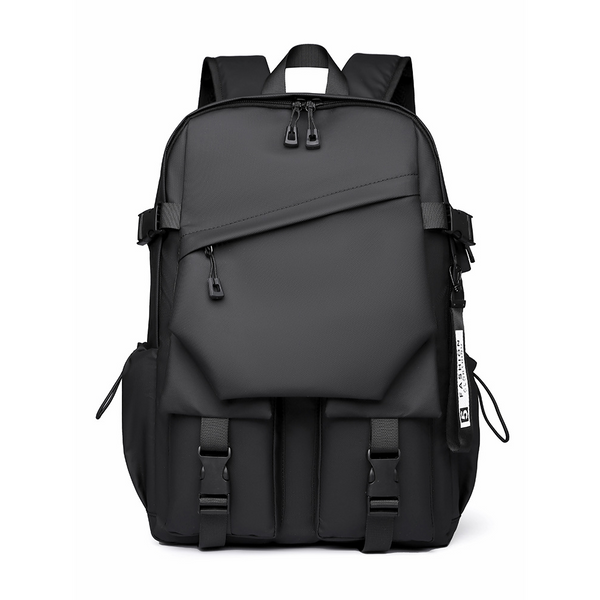 Black Professional Business And Travel Backpack | Large Capacity 15.6 Inch Laptop Compartment Water Resistant Functional Design Backpacks