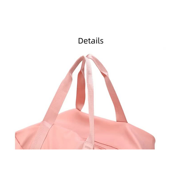 Elosung Red Stylish Gym Travel Bag With Shoe Compartment Lightweight And Durable Design Gym Bags