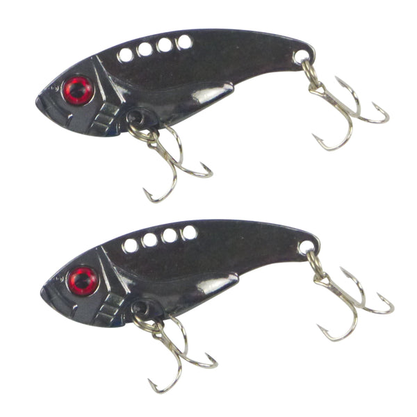 Finesse Metal Blade Black Chrome 55Mm 2 Pack Baits & Lures