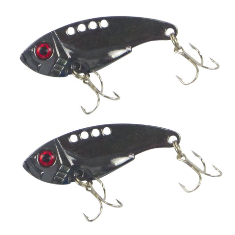 Finesse Metal Blade Black Chrome 55Mm 2 Pack Baits & Lures