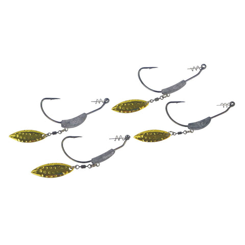 Swimerz 7Gm Under Spin Blade Jig Heads Size 4/0 5 Pack Baits & Lures