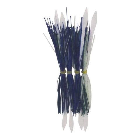 Dekoi Tailed Lure Skirts Blue Green Lumo 4 Pack Baits & Lures