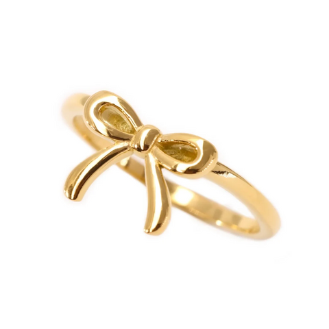 Bow Ring Stainless Steel In Style Jewelry Rings