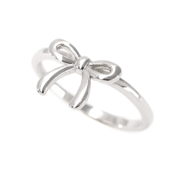 Bow Ring Stainless Steel In Style Jewelry Rings