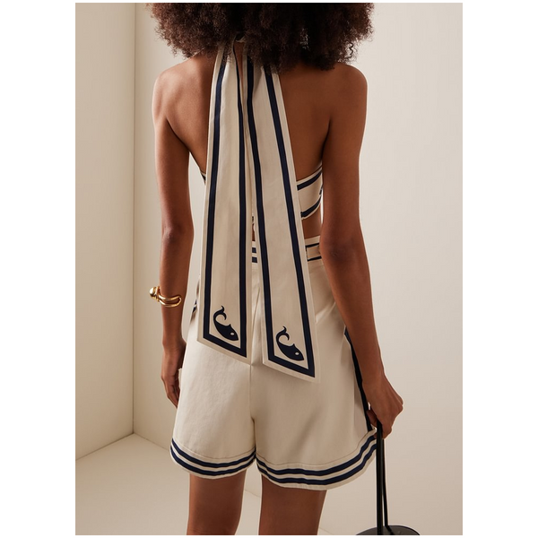 Bow Tie Ins Style One Piece Swimsuit For Women Swimwear