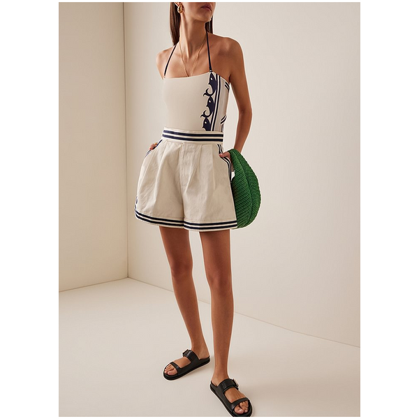 Bow Tie Ins Style One Piece Swimsuit For Women Swimwear