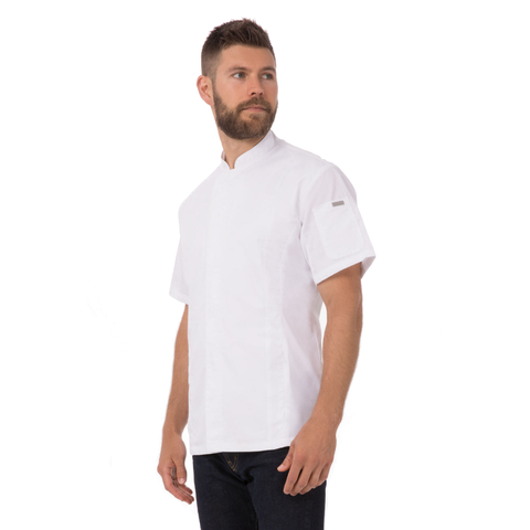 Large Chef Works Bristol Signature Men's Series White Jacket By Large Chef Coats & Jackets