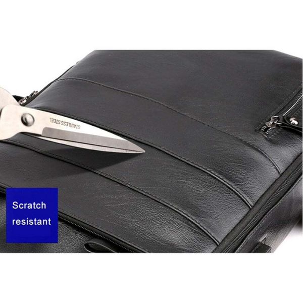 Business For Men Waterproof Pu Leather Laptop Bag Large Capacity Usb Charging Rucksack Male Fashion Bagpack Backpacks