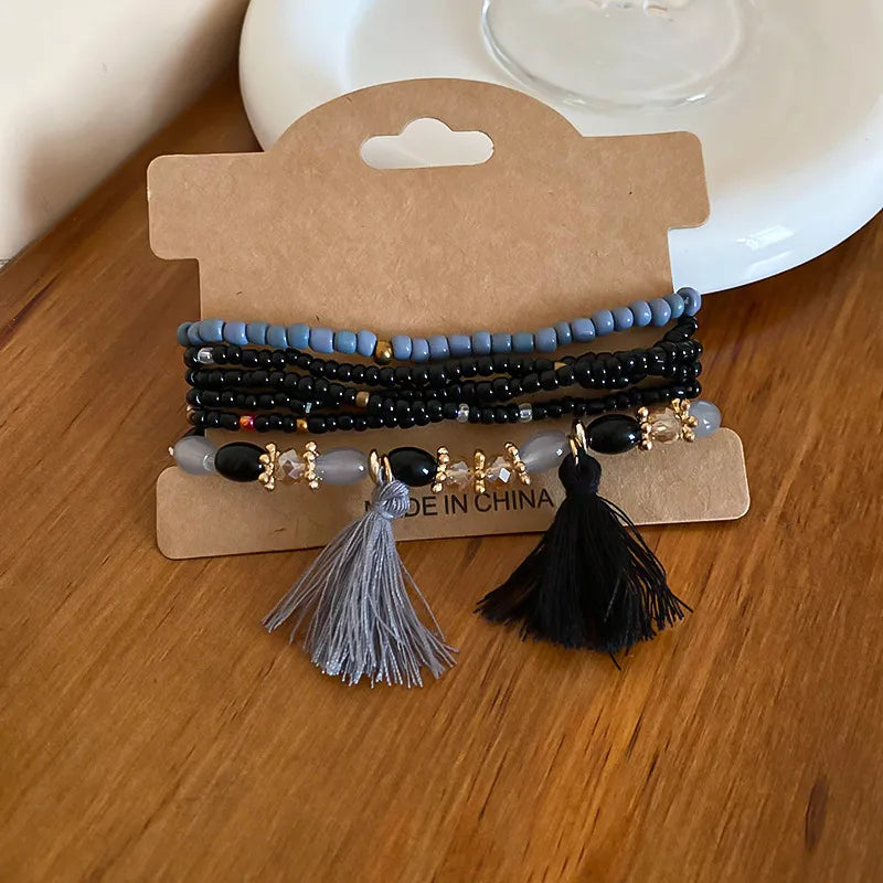 Tassel Rice Bead Bracelet Bracelets