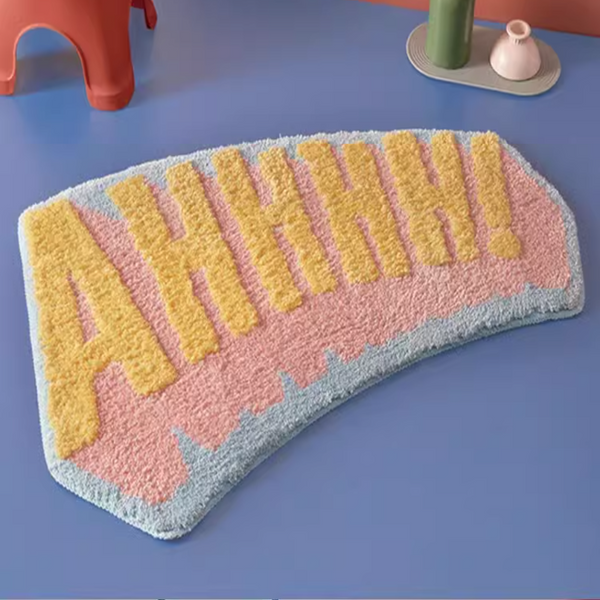 Special Curved Water Absorbing Floor Mat For Shower Room Bathroom Bathtub Non Slip Foot Household Entrance Door Bath Mats Rugs & Toilet Covers