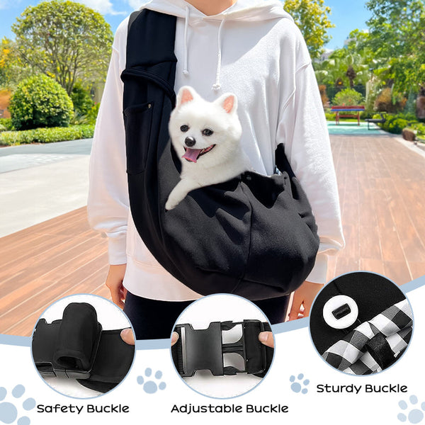 Pet Carrier Bag For Small Dogs & Cats Up To 7.5Kg Lightweight Shoulder Travel Hiking And Outdoor Use Pet Transport