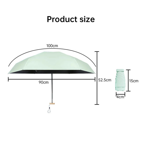 Mini Umbrella: Uv Protection Compact Portable For Women Pocket Sized Folding Ideal Travel. Umbrellas