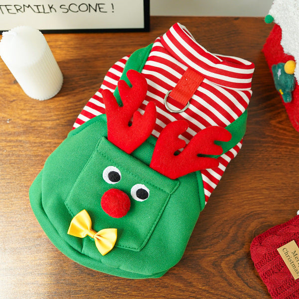 Festive Pet Apparel Joyful Christmas Coats & Santa Suits For Dogs Cats | Cute Cosplay Dog Clothing & Shoes
