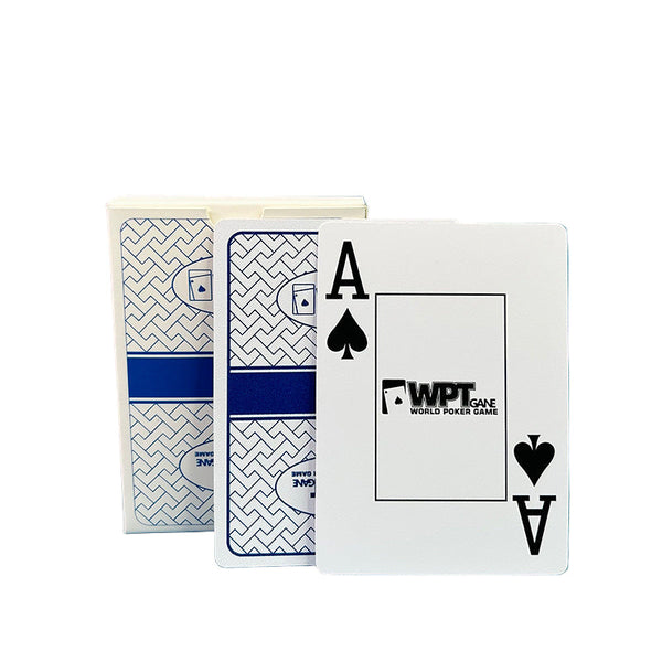 Wpt Texas Hold'em Poker Cards. High Grade Hard Plastic Wholesale Full Box Competition Spec Waterproof & Anti Fold. Playing Cards