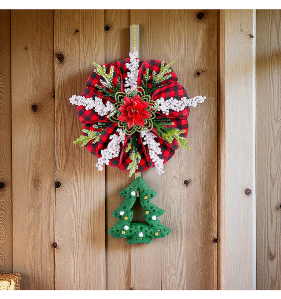 Christmas Wreath Door And Window Decorations Seasonal Decorations
