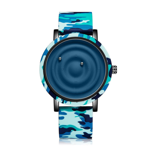Fashion Silicone Watch Unisex Innovative Creative Trendy Floating Ball Watches
