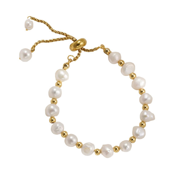 Veile Studios Irregular Pearl Bracelet Female Bracelets