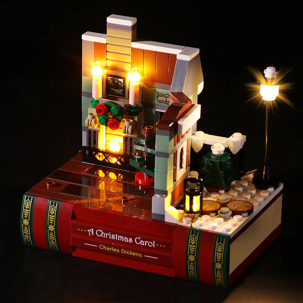 Vonado Compatible With Lego 40410 Lighting Pays Tribute To Charles Dickens' Christmas Carol Series Led Lights Building Toys Sets & Packs