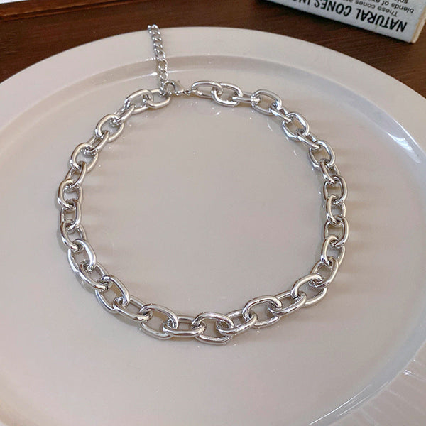 Veile Studios Personalized Geometric Pendant Necklace Temperament Sweater Chain Aluminium Necklaces & Pendants