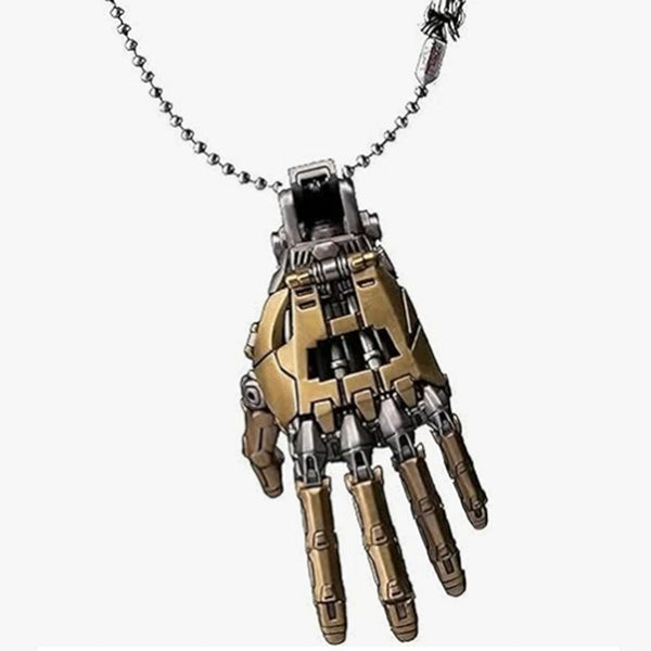 5Cm Movable Robot Hand Collectible Adjustable Mechanical Bionic Charm Pendant Ornament For Men Display Gift Necklaces & Pendants