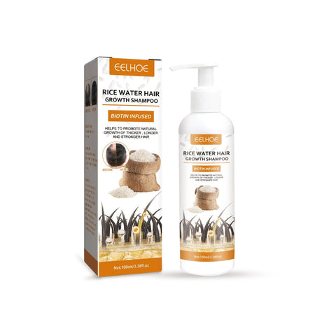 Rice Dense Hair Shampoo Deep Clean Thick Hair Moisturizing Hair Root Solid Hair Care Shampoo Sets & Kits