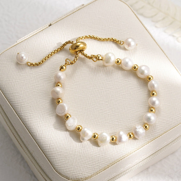 Veile Studios Irregular Pearl Bracelet Female Bracelets