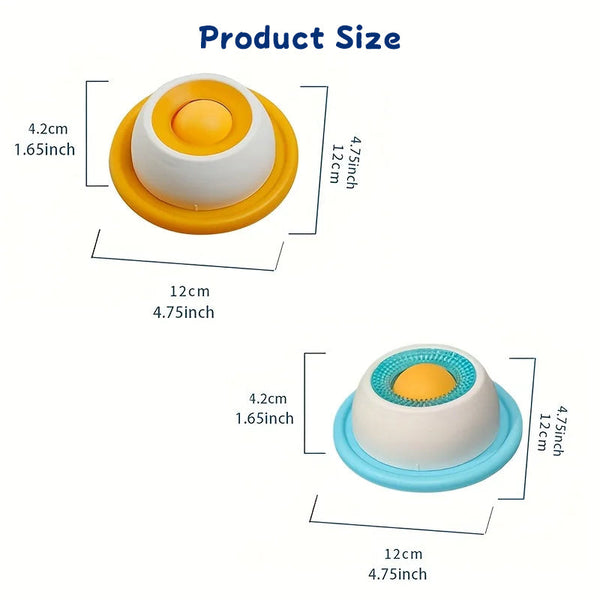 Slow Feeder Lick Mat For Dogs And Cats Reduce Anxiety Interactive Training & Licking Bowl Puppies Kittens Dishes Feeders & Fountains