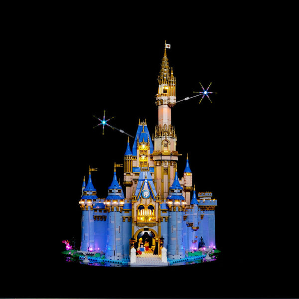 Lp Building Block Lighting Suitable For Lego 43222 New Disney Cinderella Castle Led Remote Control Building Blocks