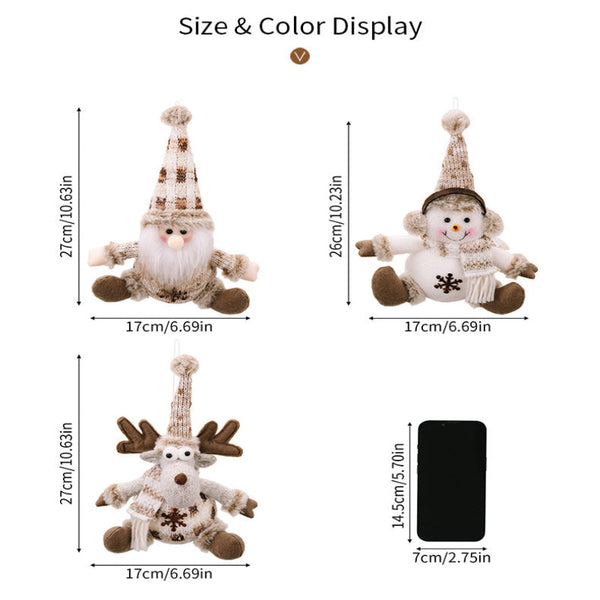 Pointed Hat Doll Hanging Christmas Ornament Seasonal Decorations