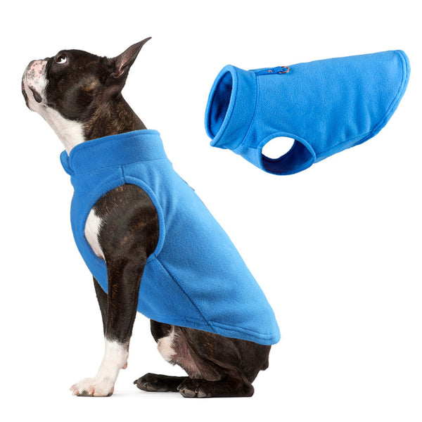 Dog Clothing Thickened Solid Color Fleece Pet Supplies Dog Clothing & Shoes
