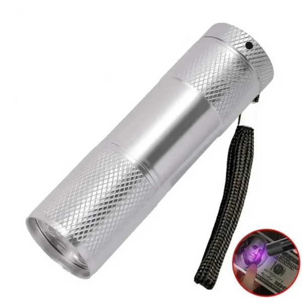 Mini Black Light Flashlight Waterproof Uv Ultraviolet 9Led Detector For Pets Dog Urine Stains Flashlights