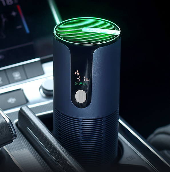 Intelligent Car Air Purifier For Formaldehyde And Smoke Removal Uvc Negative Ion Usb Car Disinfectant Air Purifiers